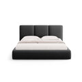 Windsor & Co Horizon Bedframe met Opbergvak - 160 x 200 cm - Fluweel - Donkergrijs