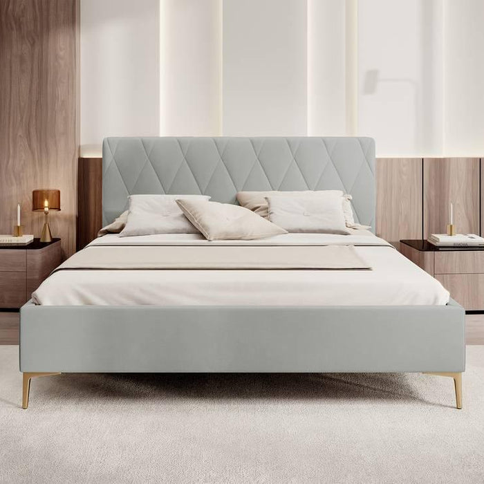 NADUVI Collection Ticaro Bedframe - 140 x 200 cm - Grijs
