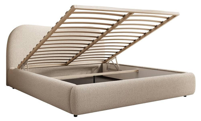 NADUVI Collection Sombala Bedframe - 180 x 200 cm - Beige