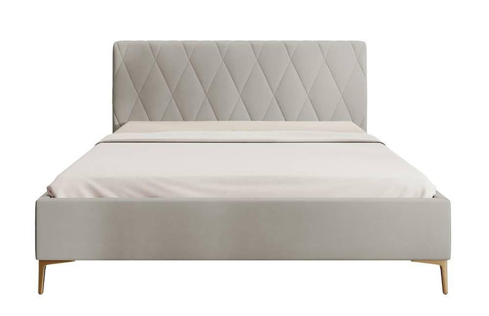 NADUVI Collection Ticaro Bedframe - 160 x 200 cm - Crème