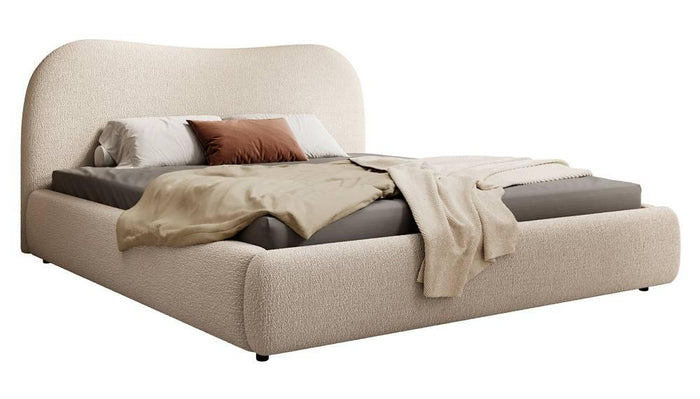 NADUVI Collection Sombala Bedframe - 160 x 200 cm - Beige