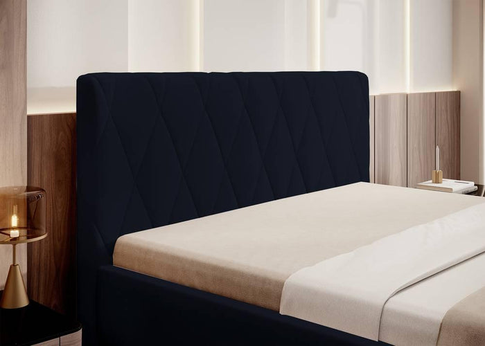 NADUVI Collection Ticaro Bedframe - 160 x 200 cm - Marineblauw