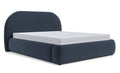 NADUVI Collection Philipa Bedframe - 140 x 200 cm - Fluweel - Blauw