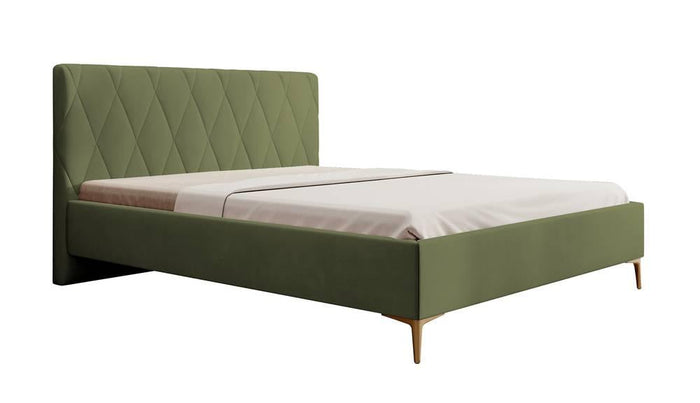 NADUVI Collection Ticaro Bedframe - 160 x 200 cm - Olijfgroen
