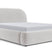 NADUVI Collection Philipa Bedframe - 140 x 200 cm - Fluweel - Lichtgrijs