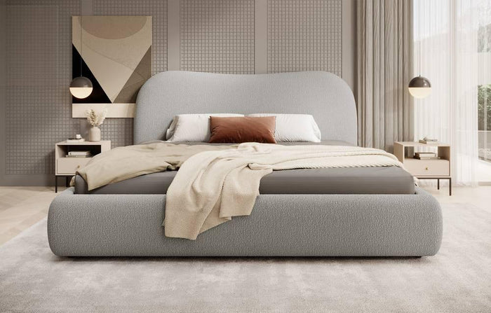 NADUVI Collection Sombala Bedframe - 160 x 200 cm - Donkergrijs