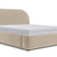 NADUVI Collection Philipa Bedframe - 160 x 200 cm - Fluweel - Lichtbeige