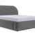 NADUVI Collection Philipa Bedframe - 180 x 200 cm - Fluweel - Donkergrijs