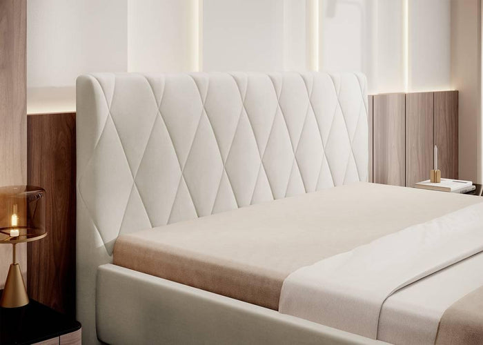 NADUVI Collection Ticaro Bedframe - 160 x 200 cm - Beige