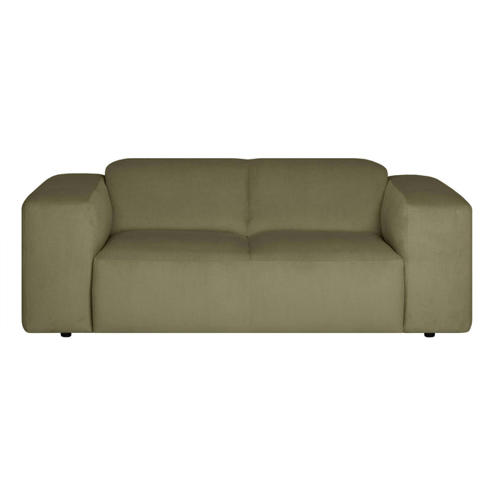 by fonQ Wonder 2-zitsbank  - Rib - Mosgroen