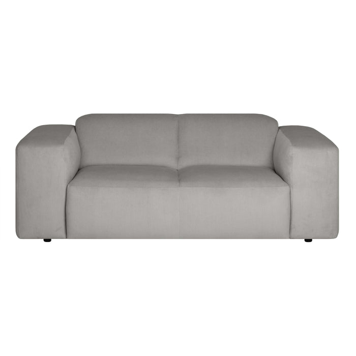 by fonQ Wonder 2-zitsbank  - Rib - Grijs