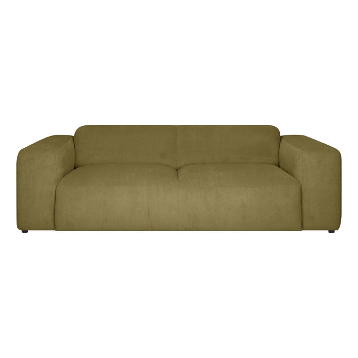 by fonQ Wonder 3-zitsbank - Rib - Mosgroen