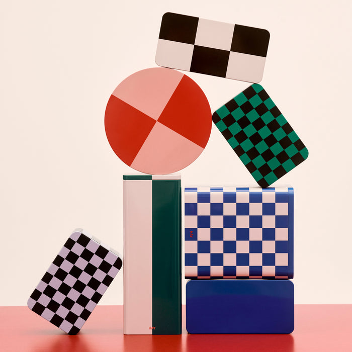 HAY Tin Voorraadblik Round - Red / Soft Pink