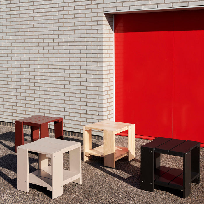 HAY Crate Bijzettafel H 45 cm - Grijs