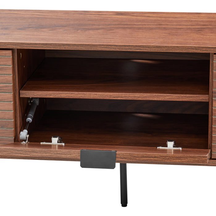 by fonQ Tier Tv-meubel - Walnut