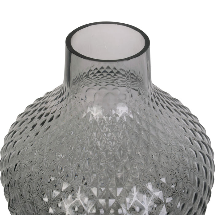 present time - Vase Delight glass dark grey