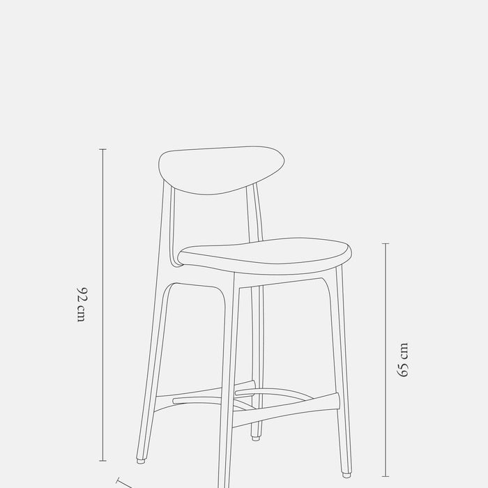 366 Concept Barkruk Madison bouclé