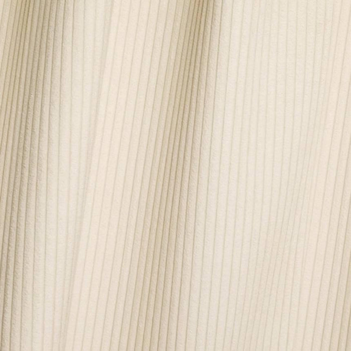 Slaapbank links hoek dunlopillo crème ribfluweel 140cm