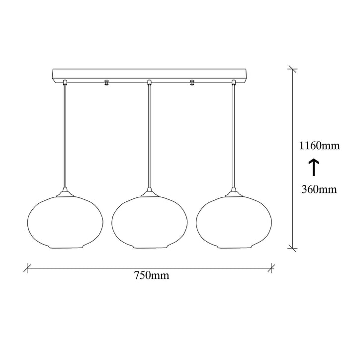 Opviq Hanglamp Bain