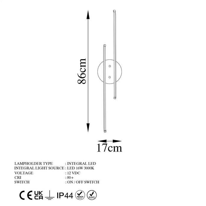 Opviq Wandlamp Umut