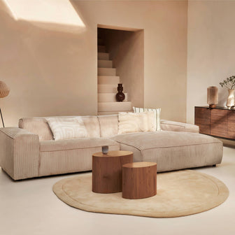 by fonQ Groovy Sierkussen 40 x 60 cm - Ivoor