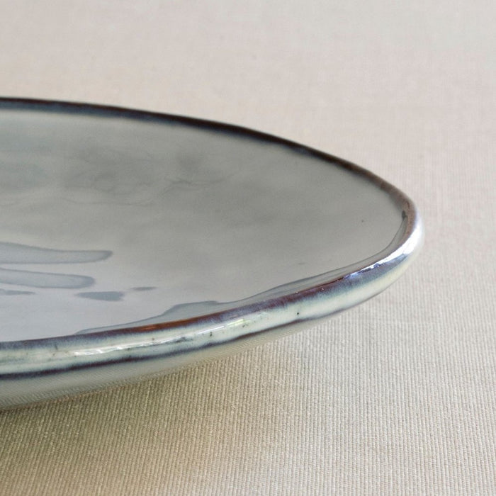 Organic by Dutch Rose Amsterdam dinerbord 26,5 cm - blauw