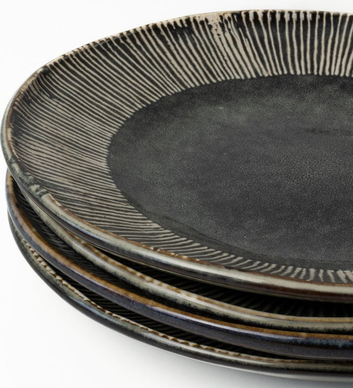 Dutch Rose Giftset 4 Borden 21,5 cm Groen