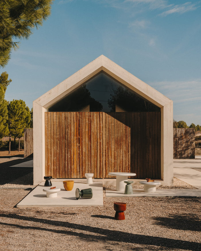 Kave Home - Bijzettafel Mesquida voor buiten gemaakt van groen