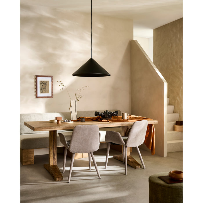 vtwonen Muurbankje incl. Kussens - Eiken - Naturel|Beige - 84x110x67