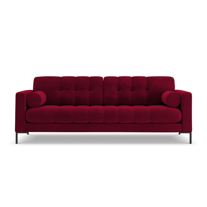 Cosmopolitan Design Bali 3-zitsbank - Wijnrood / Zwart