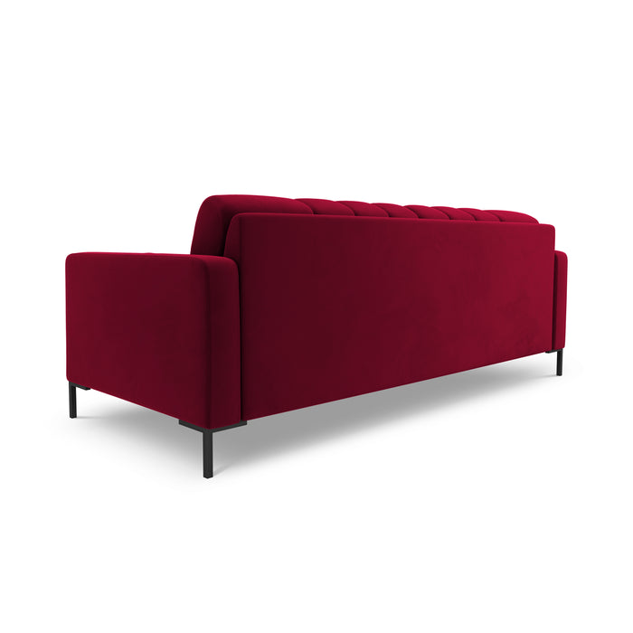 Cosmopolitan Design Bali 4-zitsbank - Wijnrood / Zwart