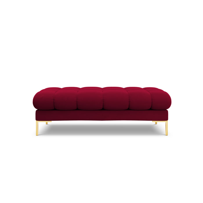 Cosmopolitan Design Bali Hocker - Wijnrood / Goud