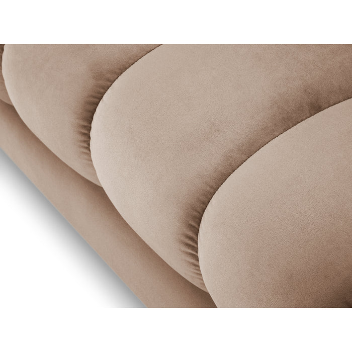 Cosmopolitan Design Bali Chaise Longue Links - Taupe / Zwart