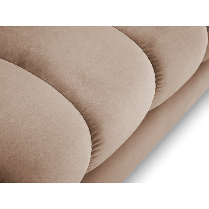 Cosmopolitan Design Bali Chaise Longue Rechts - Taupe / Zwart