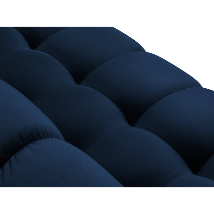 Cosmopolitan Design Bali Hoekbank met Chaise Longue Links - Koningsblauw / Goud