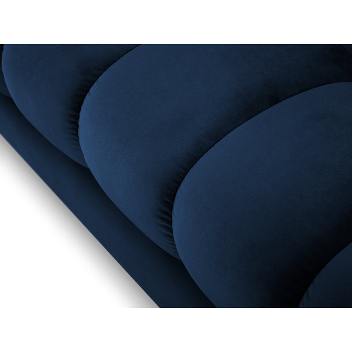 Cosmopolitan Design Bali Hoekbank met Chaise Longue Rechts - Koningsblauw / Goud