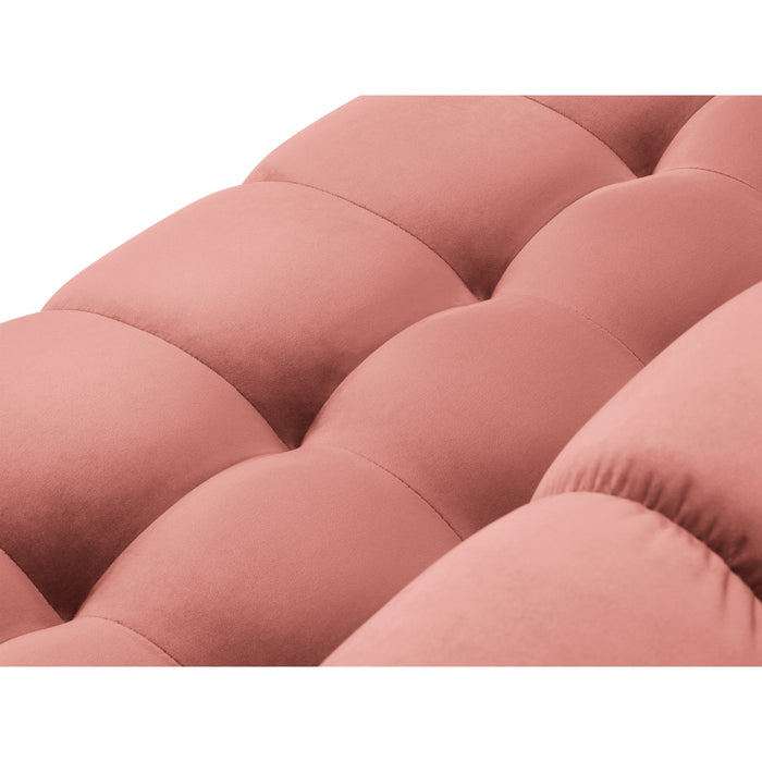 Cosmopolitan Design Bali Hoekbank met Chaise Longue Rechts - Roze / Zwart