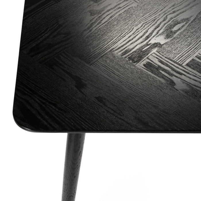 by fonQ Fabio Eettafel Visgraat - 180 x 90 cm - Zwart