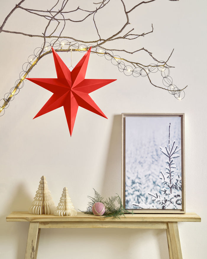 Kave Home - Stelly zwarte kerstverlichting 1,9 m