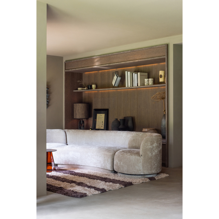 WOOOD Combi-Popular Bank - Chenille - Naturel - 72x370x97