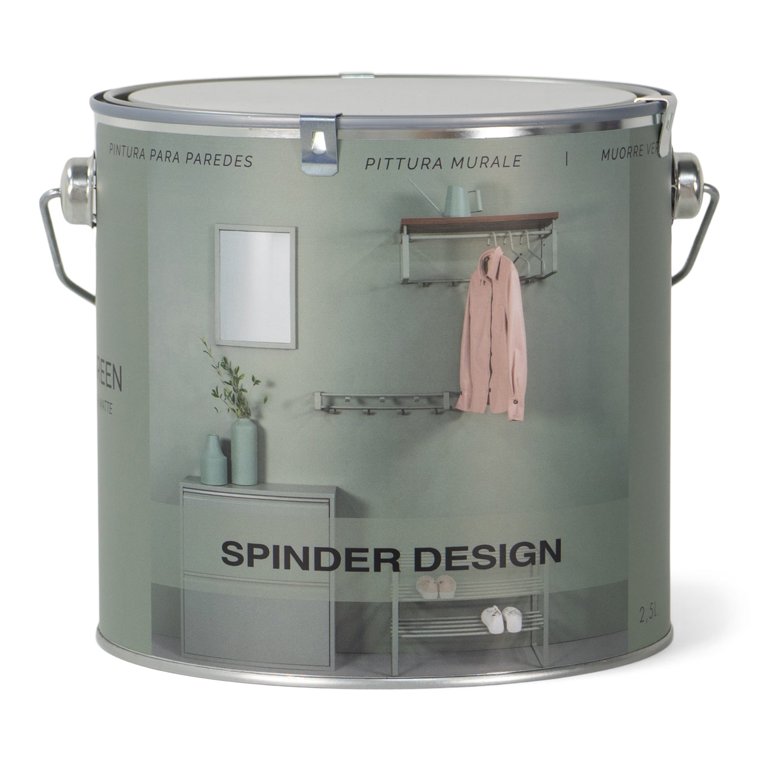 WALL PAINT 2,5L Muurverf - Dusty Green