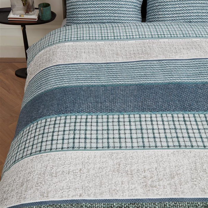 Riviera Maison Tailor  dekbedovertrek - 240x200|220 - Groen