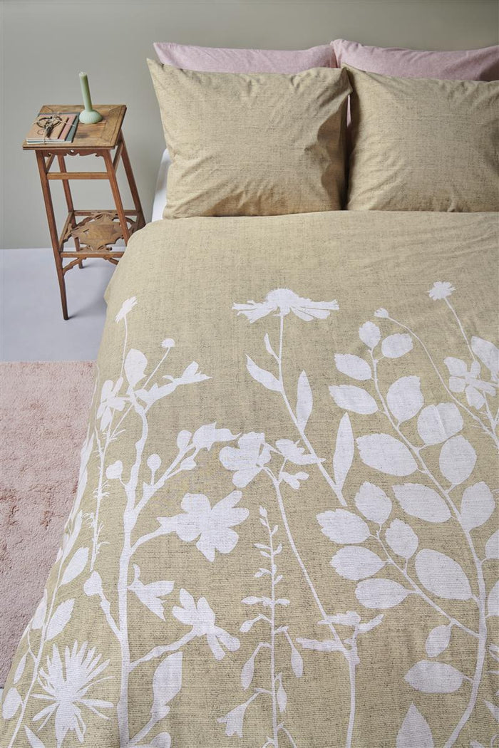 Ariadne at Home Plant  dekbedovertrek - 140x200|220 - Geel