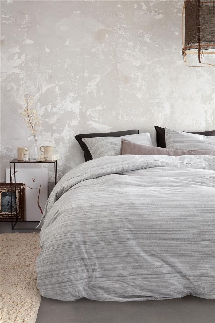 vtwonen Jersey Mele  dekbedovertrek - 260x200|220 - Grijs