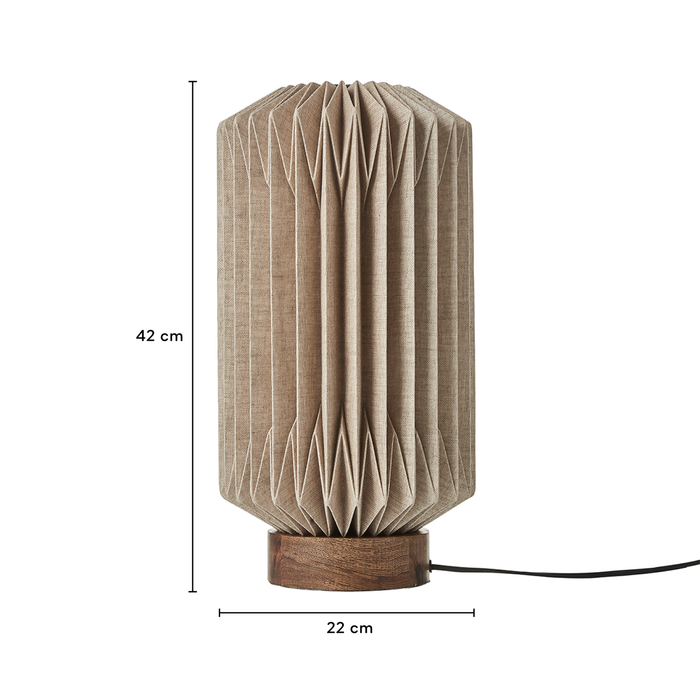 by fonQ Linen Tafellamp Ø 22 cm - S