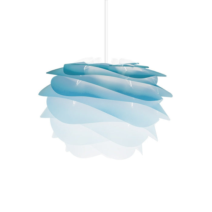 Umage Carmina Mini hanglamp azure blauw - met koordset wit - Ø 32 cm