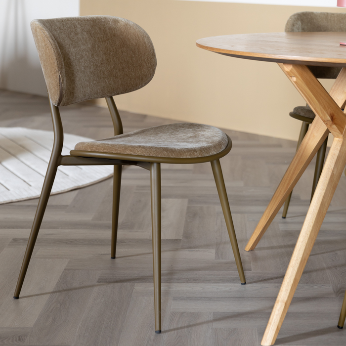 Zuiver x fonQ Lieve Eetkamerstoel - Mustard