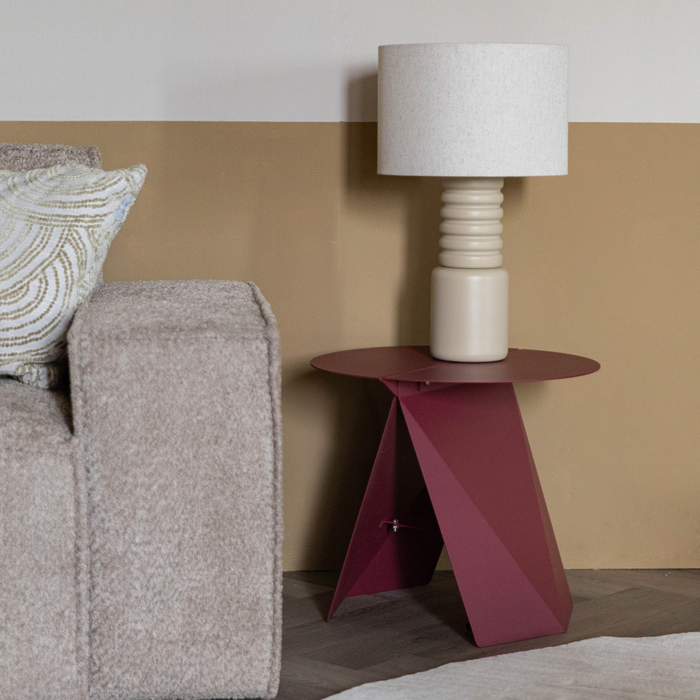 Zuiver x fonQ Foldy Bijzettafel - Marsala