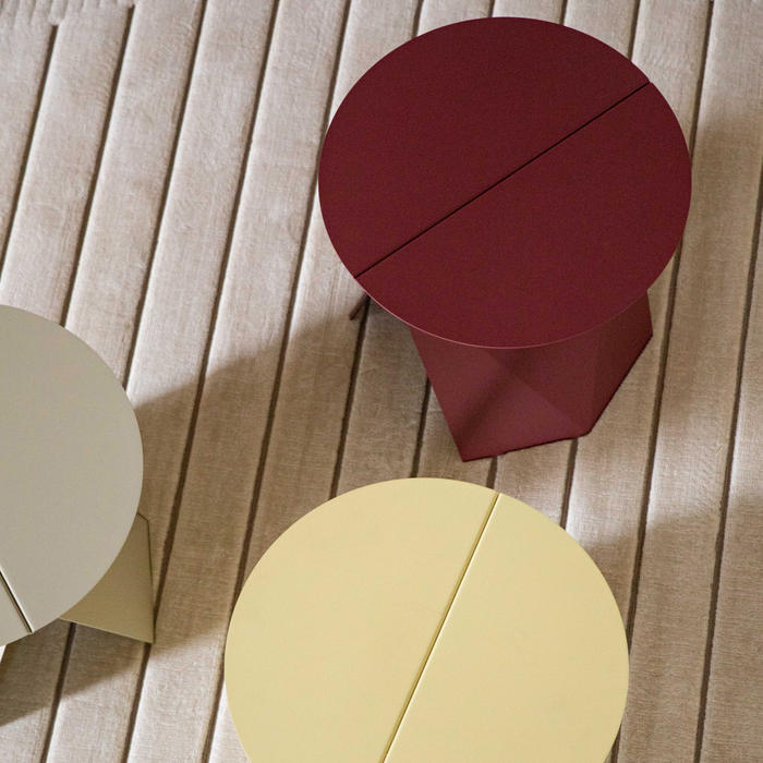 Zuiver x fonQ Foldy Bijzettafel - Lemon