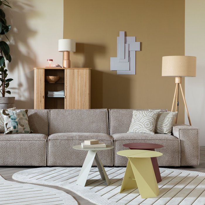 Zuiver x fonQ Foldy Bijzettafel - Lemon